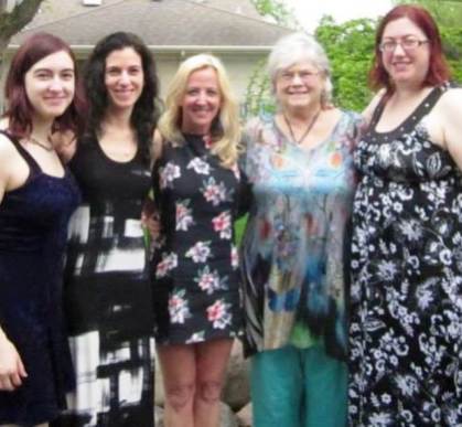 These amazing women I connected with through my grandbaby, and I call them Family now